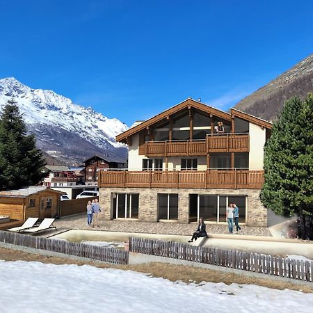 Chalet Wiesengrund Edelweiss 6P Saas-Almagell Bagian luar foto